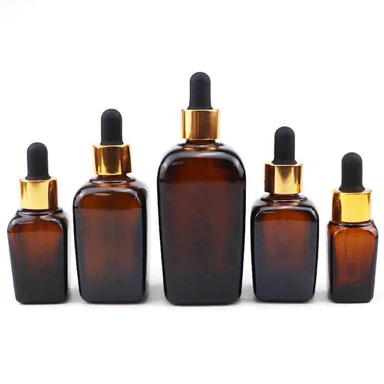 Square Glass Dropper Bottle