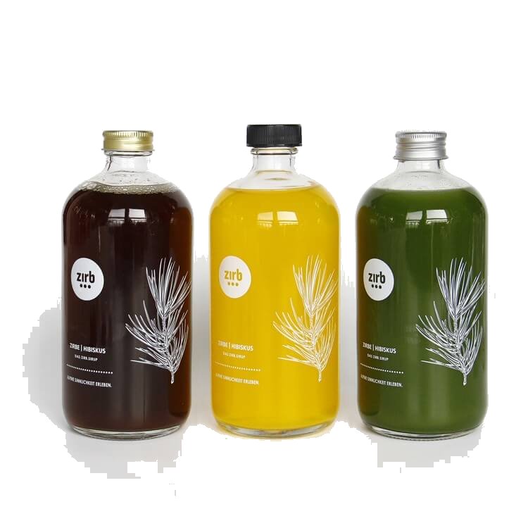 Boston Round Juice Glass Bottle