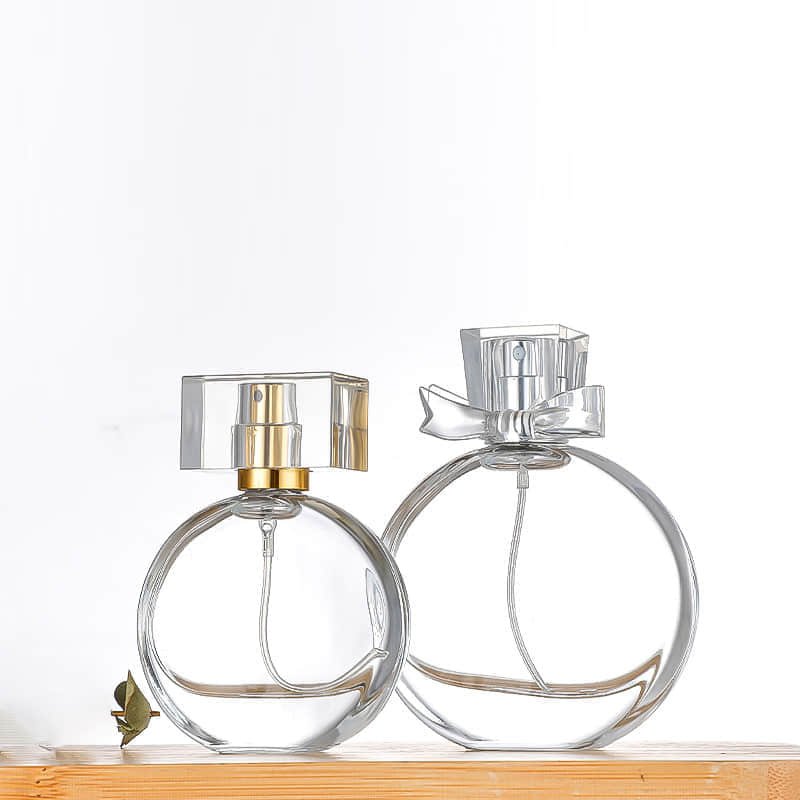 Flat Round Perfume Bottle