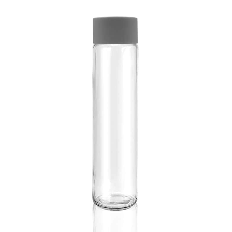 Voss Style Glass Water Bottle