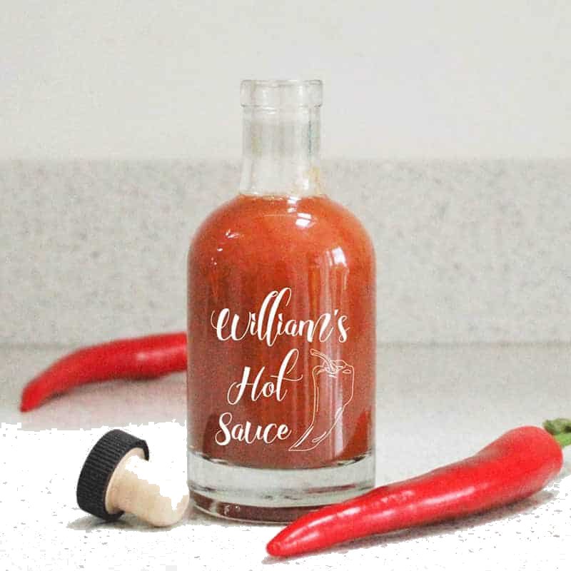 Premium Hot Sauce Glass Bottle