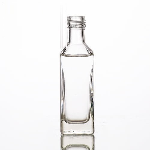 100 ml Square Clear Olive Oil Bottle