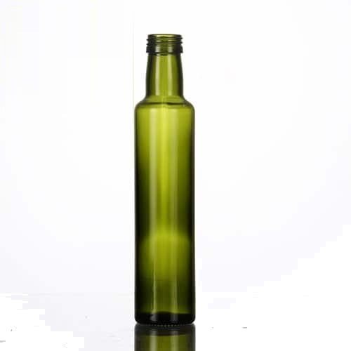 250 ml Round Dark Green Olive Oil Bottle