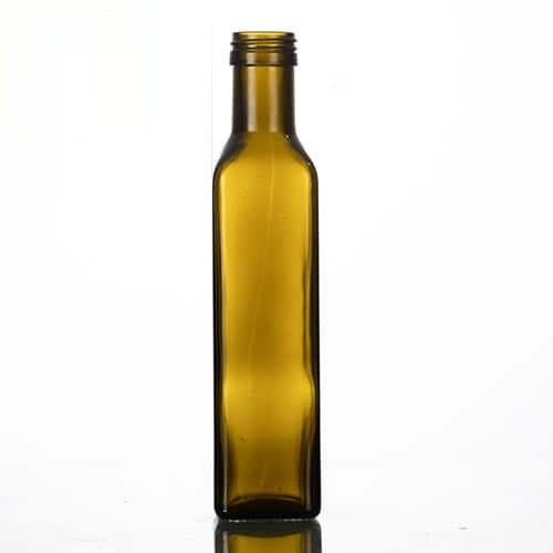 250 ml Square Antique Olive Oil Bottle