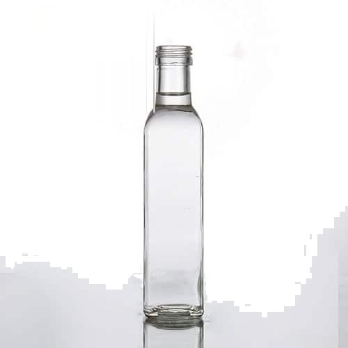 250 ml Square Clear Olive Oil Bottle
