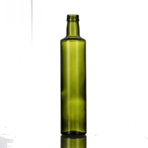 500 ml Round Dark Green Olive Oil Bottle