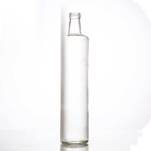 750 ml Round Clear Olive Oil Bottle