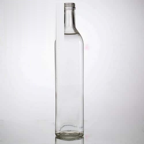 750 ml Square Clear Olive Oil Bottle