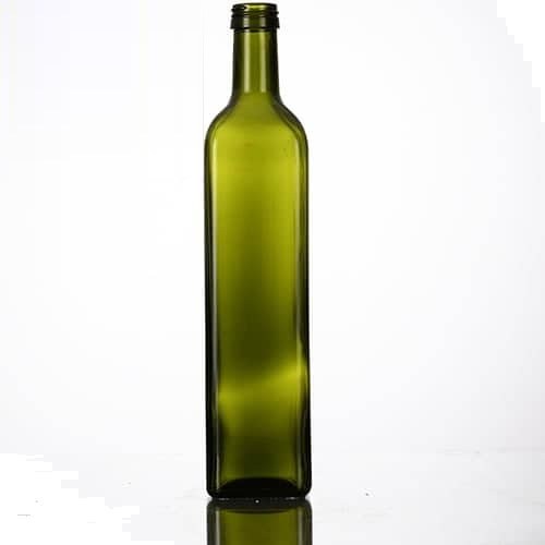 750 ml Square Dark Green Olive Oil